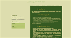 Desktop Screenshot of hunajasieni.net
